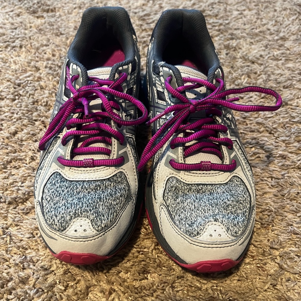 Asics Women's Athletic Shoes - Gray and Pink